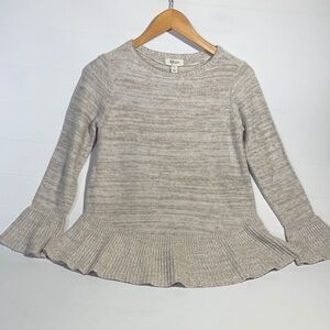 Style & Co. Beige Flared Sweater